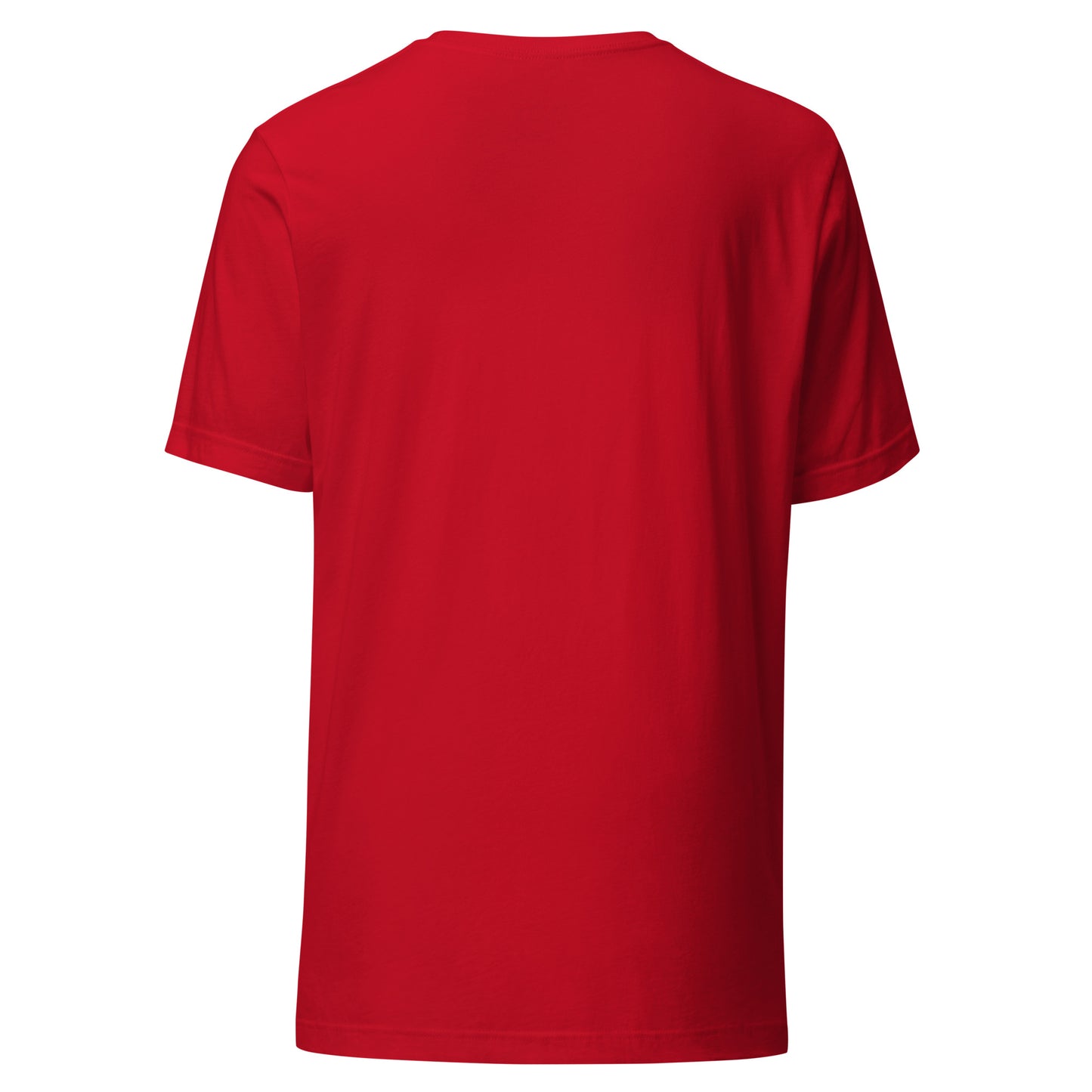 All Pockets Stuffed RED/BLK Unisex t-shirt