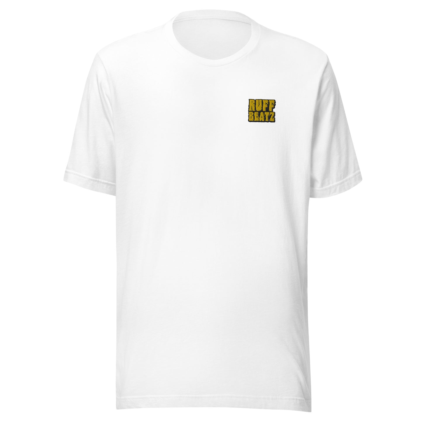 Ruff Beatz Yellow logo Unisex t-shirt